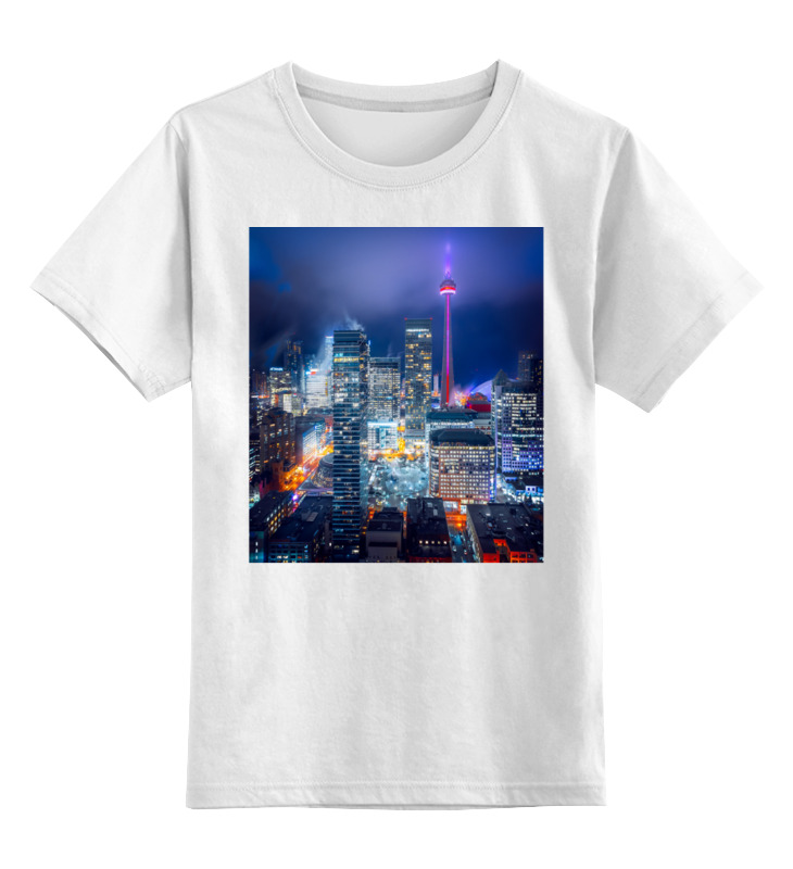 Printio Детская футболка классическая унисекс Ночной город printio детская футболка классическая унисекс ночной город