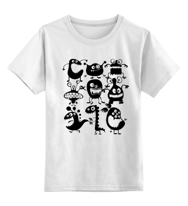 Printio Детская футболка классическая унисекс Монстрики мужская футболка влюбленные монстрики 2xl белый
