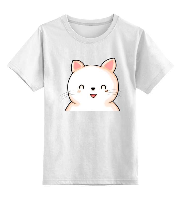 Printio Детская футболка классическая унисекс Кот няша printio детская футболка классическая унисекс стильный кот