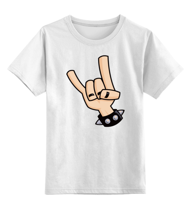 Printio Детская футболка классическая унисекс Рок (rock) printio детская футболка классическая унисекс черный кошачий рок