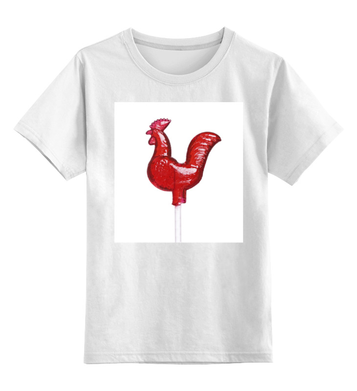 Printio Детская футболка классическая унисекс Петух леденец