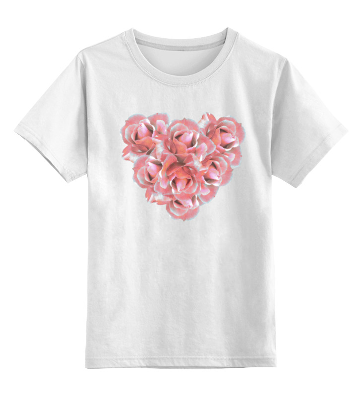 цена Printio Детская футболка классическая унисекс Розовые розы