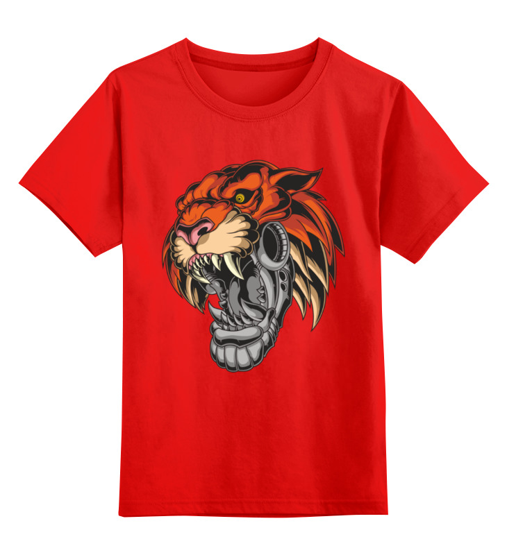 Printio Детская футболка классическая унисекс Тигр