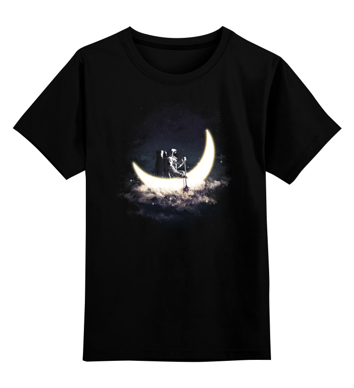 Printio Детская футболка классическая унисекс Лунная лодка printio детская футболка классическая унисекс лунная лодка