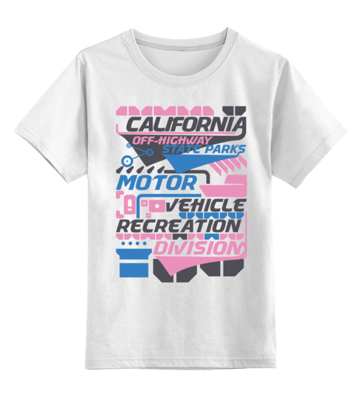 Printio Детская футболка классическая унисекс California motor