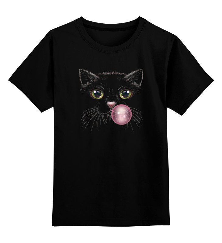 Printio Детская футболка классическая унисекс Чёрная кошка printio детская футболка классическая унисекс чёрная каракатица