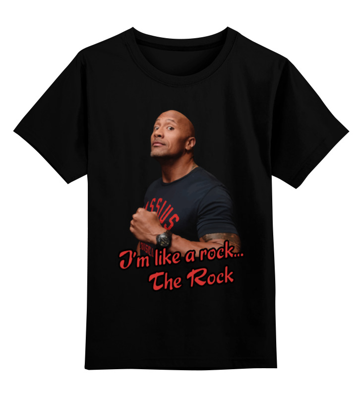 Printio Детская футболка классическая унисекс Дуэйн джонсон (скала) - dwayne johnson (the rock)