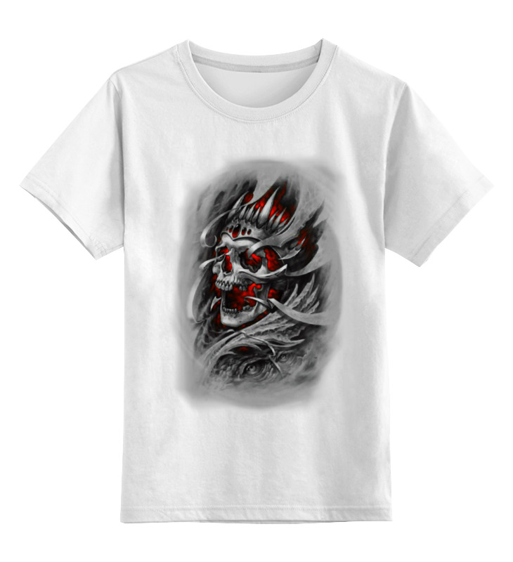 Printio Детская футболка классическая унисекс Skull art