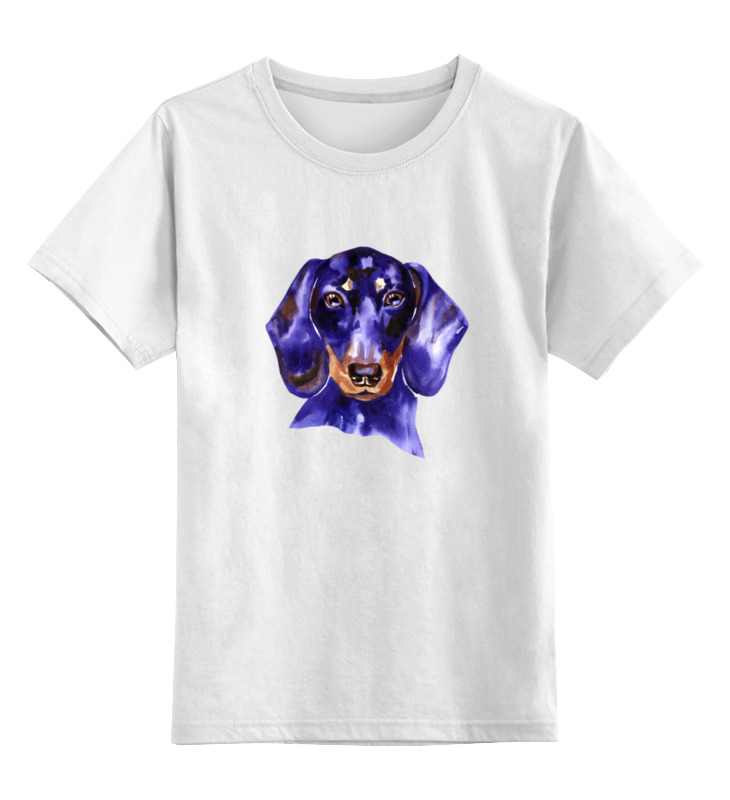 printio детская футболка классическая унисекс собака такса Printio Детская футболка классическая унисекс Такса