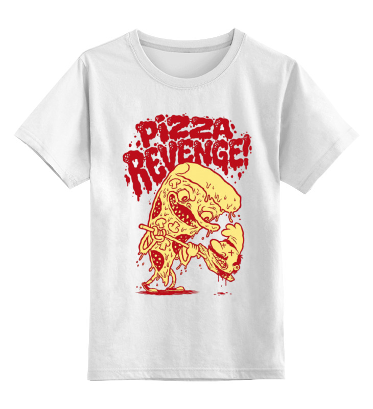 Printio Детская футболка классическая унисекс Pizza revenge printio футболка с полной запечаткой мужская pizza revenge