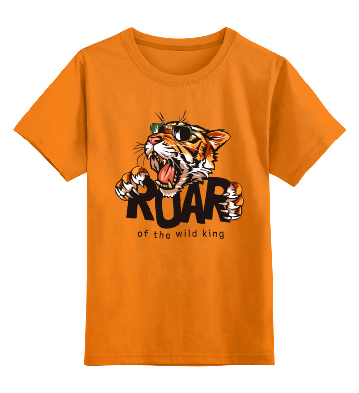 Printio Детская футболка классическая унисекс Тигр в очках printio футболка классическая тигр в очках