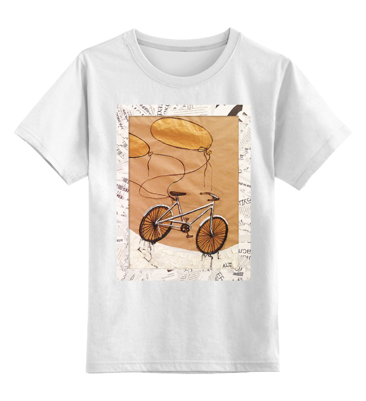Printio Детская футболка классическая унисекс Bycicle&baloons
