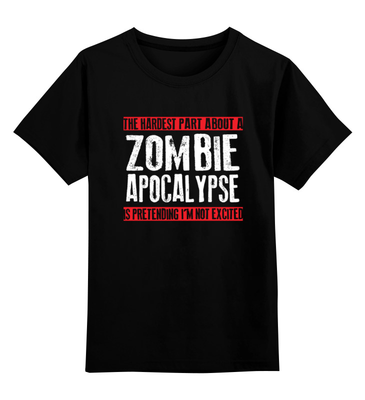 Printio Детская футболка классическая унисекс Zombie apocalypse printio лонгслив zombie apocalypse
