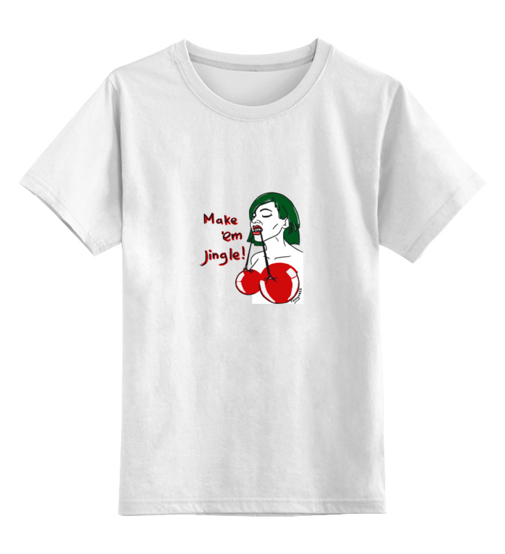 Printio Детская футболка классическая унисекс Make 'em jingle printio футболка wearcraft premium make em jingle