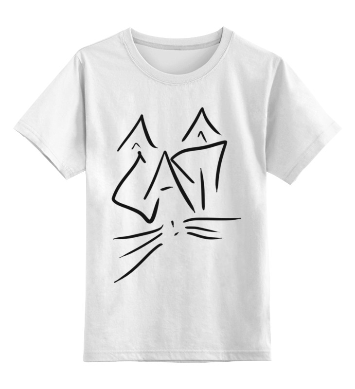 Printio Детская футболка классическая унисекс Cat lines цена и фото