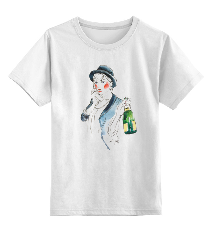 Printio Детская футболка классическая унисекс С праздником детская футболка девушка в абстракции 164 синий