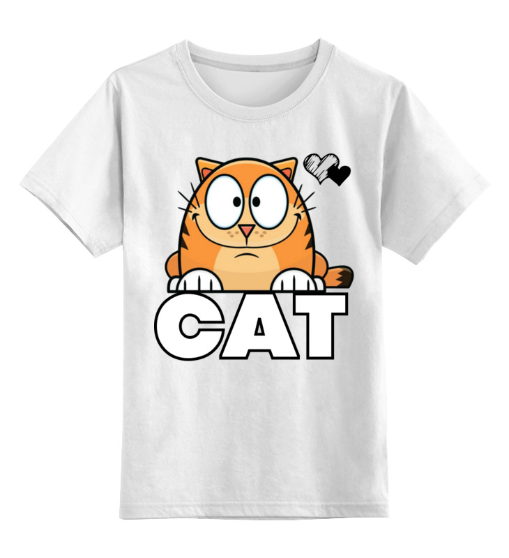 Printio Детская футболка классическая унисекс Рыжий кот
