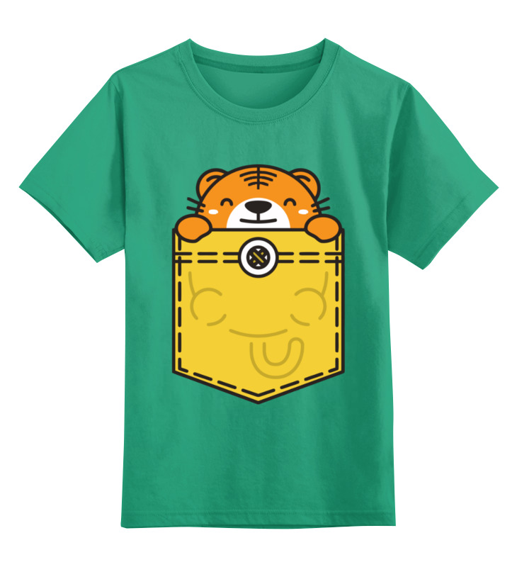 Printio Детская футболка классическая унисекс Тигрёнок printio детская футболка классическая унисекс рычащий тигрёнок