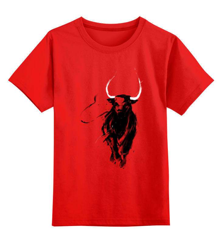 Printio Детская футболка классическая унисекс Боевой бык