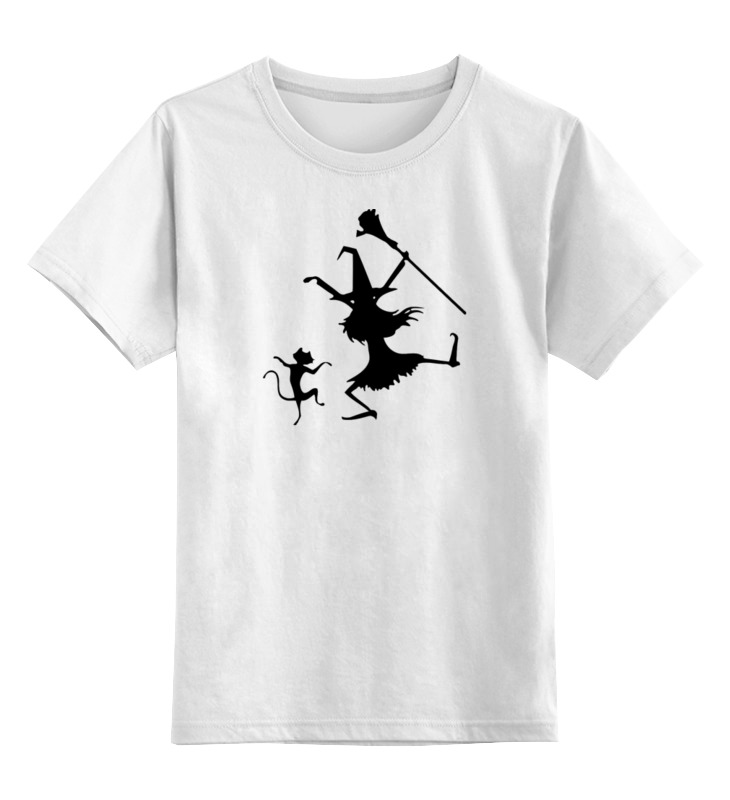Printio Детская футболка классическая унисекс Ведьма и кот