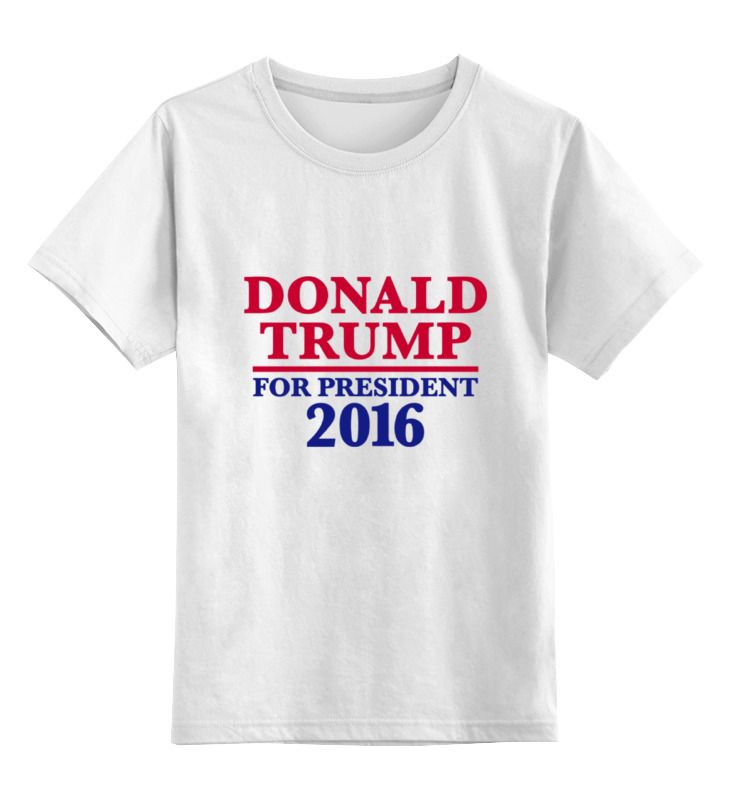 Printio Детская футболка классическая унисекс Donald trump 2016 printio лонгслив donald trump 2016