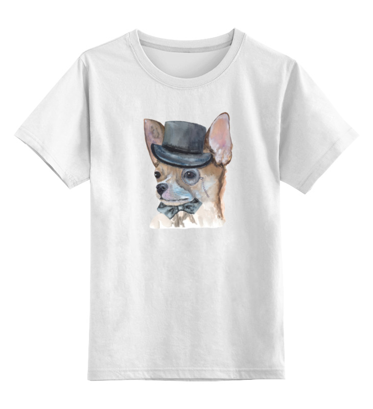 Printio Детская футболка классическая унисекс Чихуа собака домашние питомцы собаки настольное издание