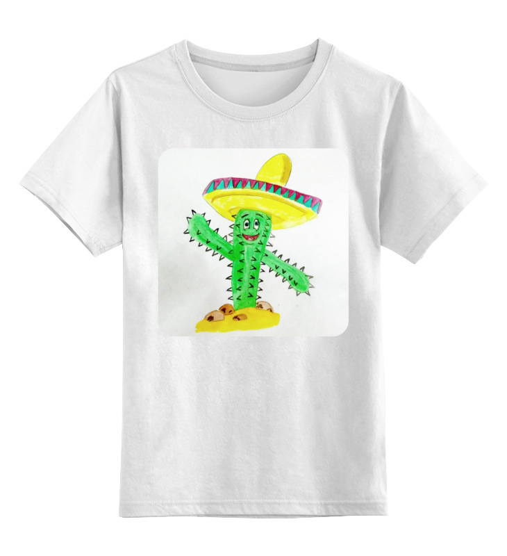 Printio Детская футболка классическая унисекс Кактус