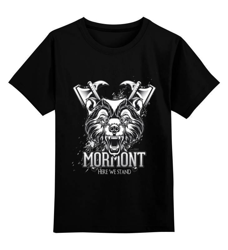 Printio Детская футболка классическая унисекс Медведь мормонтов (игра престолов)
