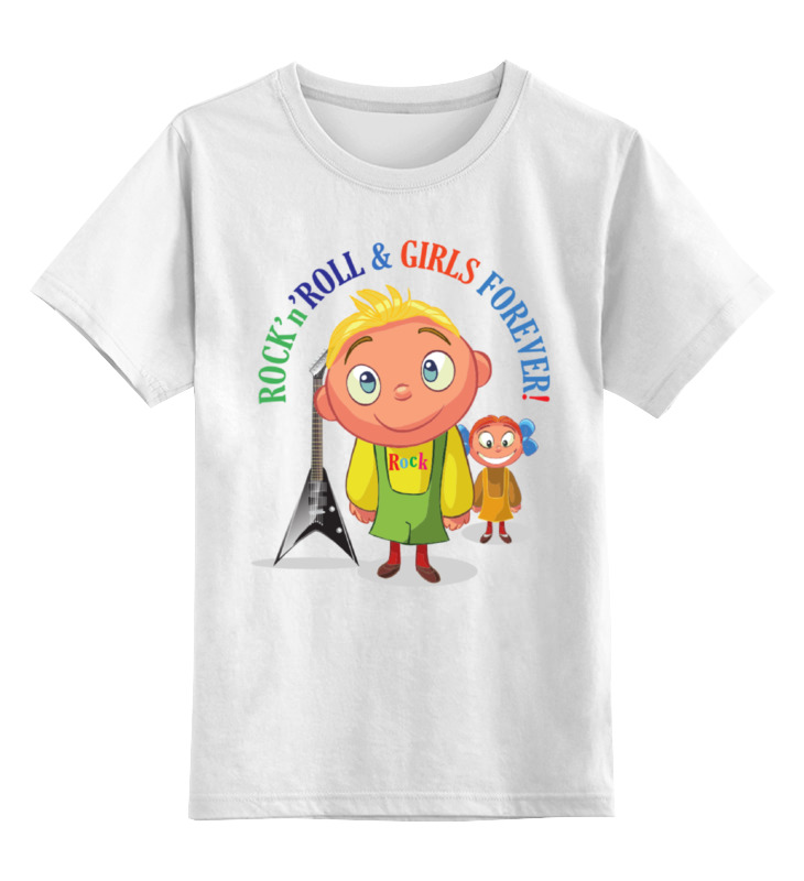 Printio Детская футболка классическая унисекс Рок-н-ролл детская майкл джексон футболка для маленьких мальчиков девочек рок н ролл звезда летние топы детская kpop повседневная футболка ooo5145
