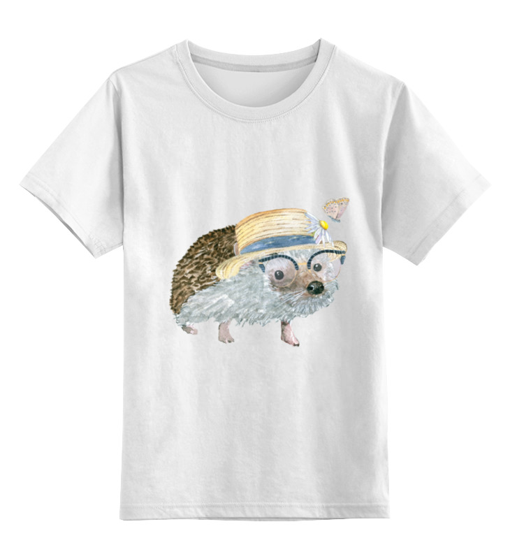 Printio Детская футболка классическая унисекс Ежик в шляпе