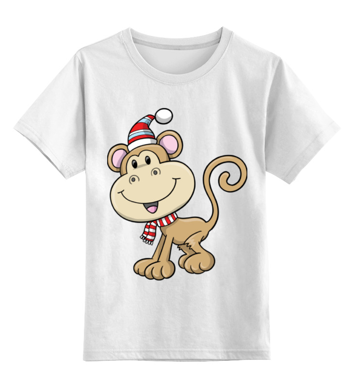 Printio Детская футболка классическая унисекс Обезьяна новый год printio детская футболка классическая унисекс обезьяна новый год