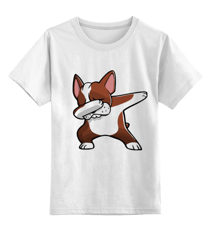 Printio Детская футболка классическая унисекс Бульдог танцует дэб printio детская футболка классическая унисекс собака танцует дэб