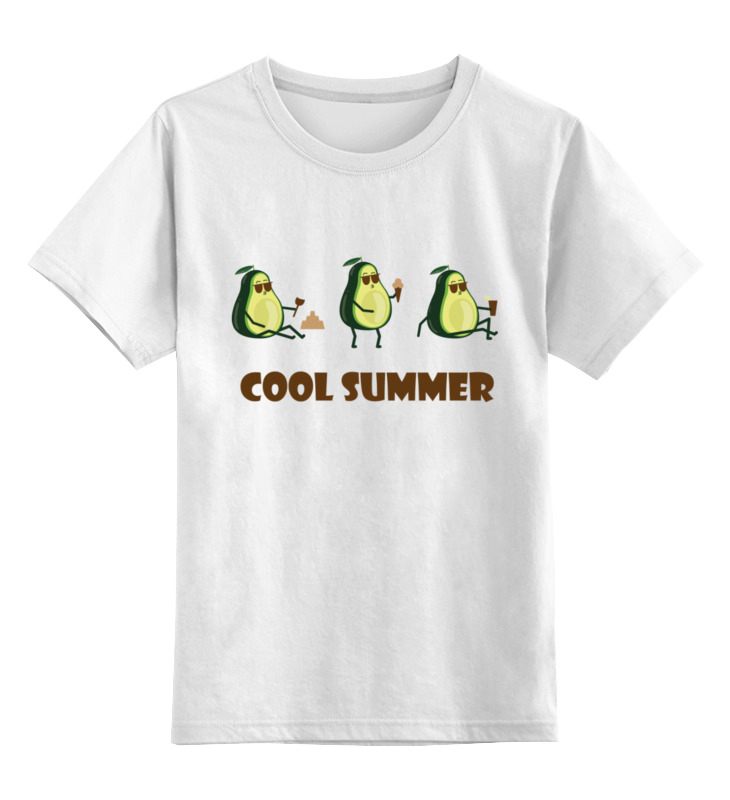 Printio Детская футболка классическая унисекс Cool summer printio детская футболка классическая унисекс авокадыч любит спорт