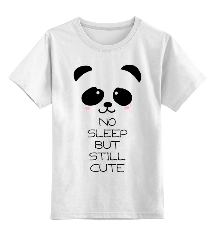 printio детская футболка классическая унисекс панда в венке Printio Детская футболка классическая унисекс Панда