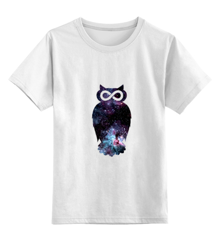 Printio Детская футболка классическая унисекс Космическая сова