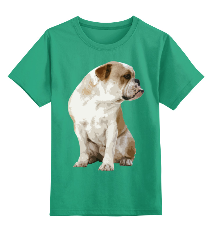 Printio Детская футболка классическая унисекс Собака - бульдог детская футболка собака бульдог 116 синий