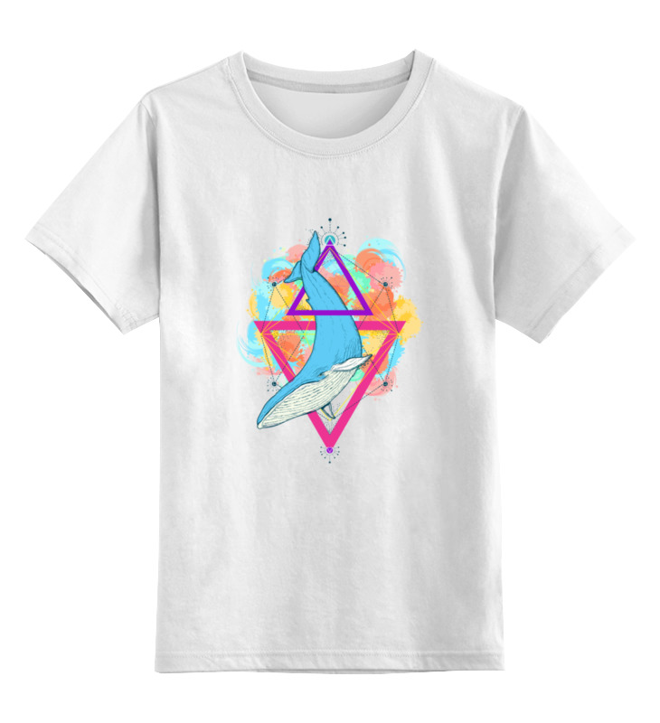 Printio Детская футболка классическая унисекс Кит и краски