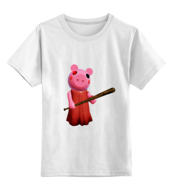 Printio Детская футболка классическая унисекс Roblox piggy - свинка пигги printio детская футболка классическая унисекс roblox piggy свинка пигги