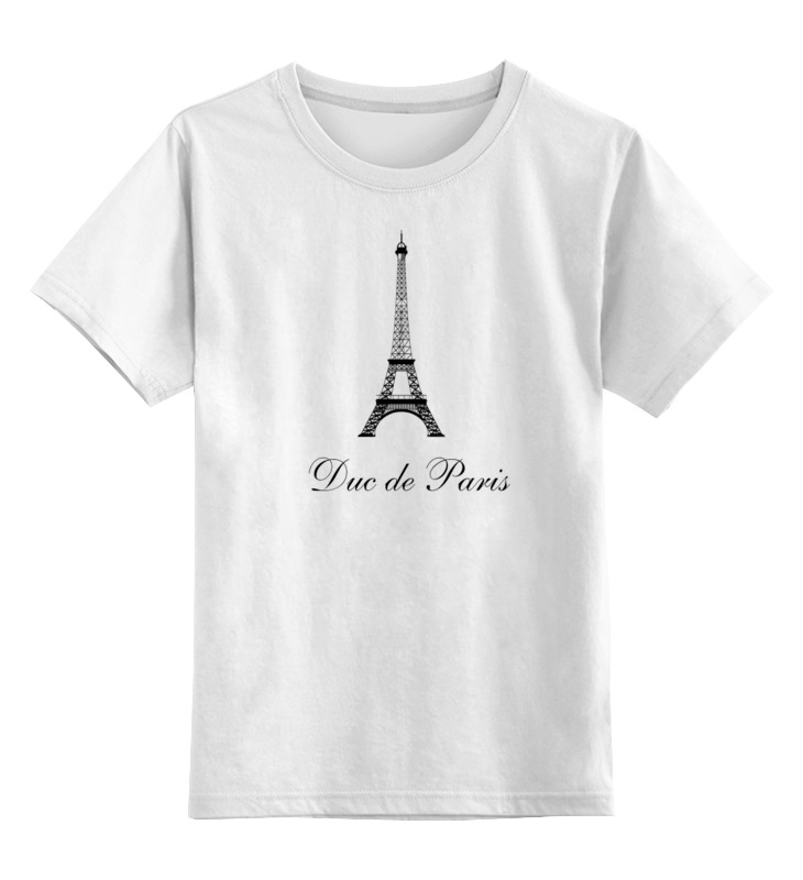 Printio Детская футболка классическая унисекс Duc de paris футболка karl lagerfeld l белая с черной эйфелевой башней из букв