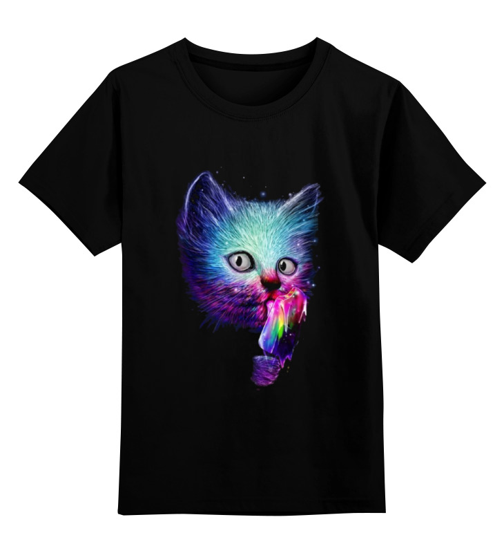 цена Printio Детская футболка классическая унисекс Swag cat