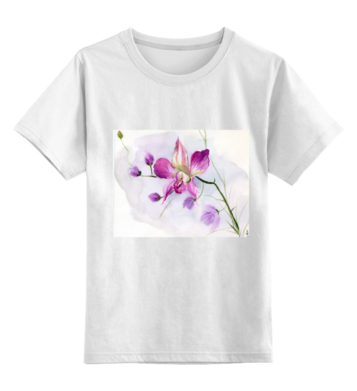 Printio Детская футболка классическая унисекс Розовая орхидея