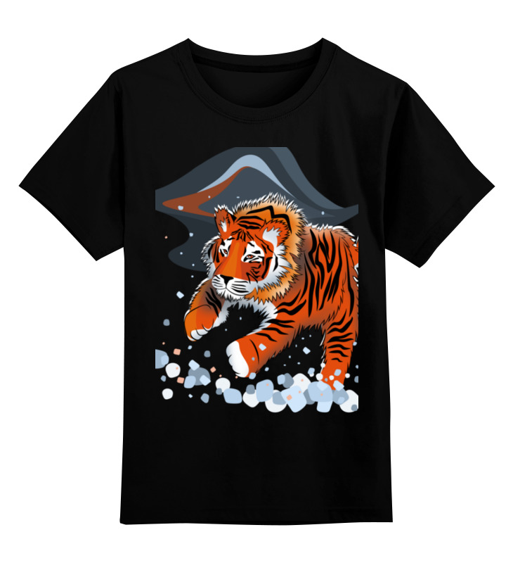 Printio Детская футболка классическая унисекс Амурский тигр