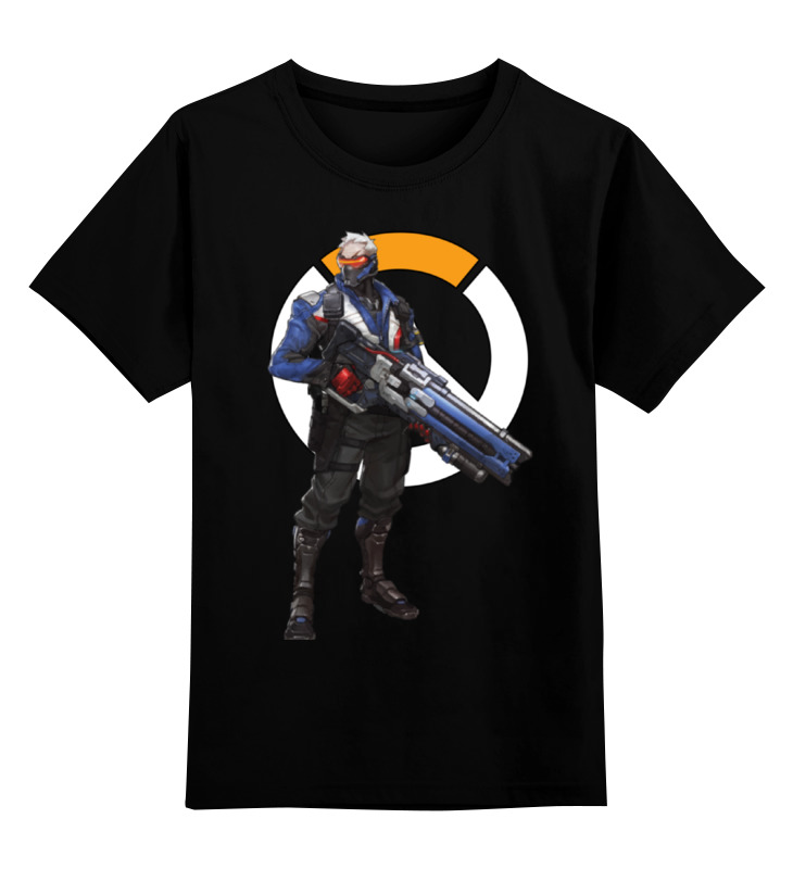 Printio Детская футболка классическая унисекс Overwatch soldier 76 / овервотч солдат 76