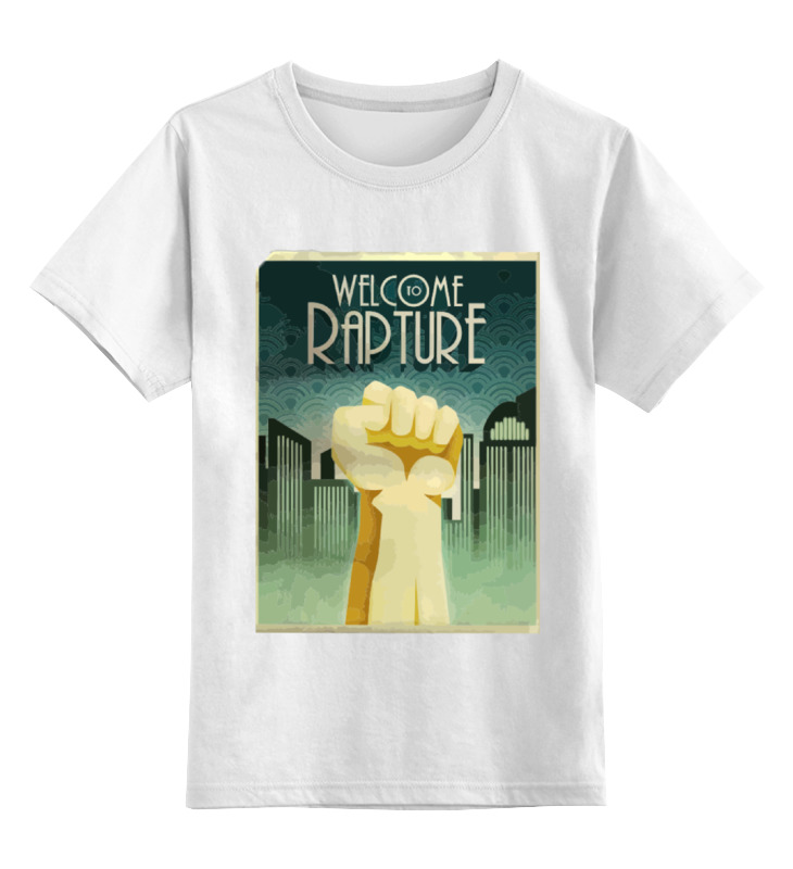 Printio Детская футболка классическая унисекс Welcome to rapture printio свитшот унисекс хлопковый welcome to rapture