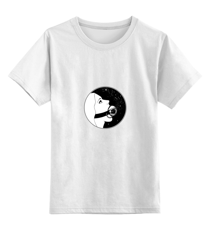цена Printio Детская футболка классическая унисекс In space