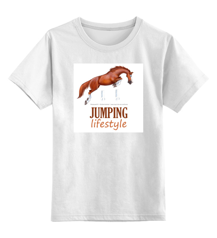 printio детская футболка классическая унисекс jumping lifestyle Printio Детская футболка классическая унисекс Jumping lifestyle