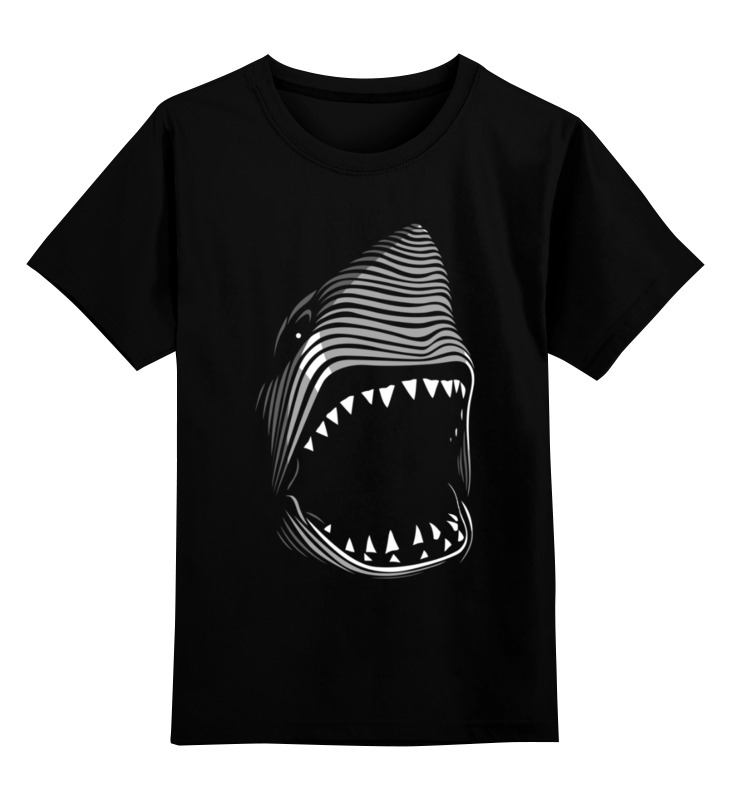 printio детская футболка классическая унисекс акула shark Printio Детская футболка классическая унисекс Акула