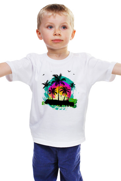 Заказать детскую футболку в Москве. Детская футболка классическая унисекс ☀Summer☀ от balden - готовые дизайны и нанесение принтов.