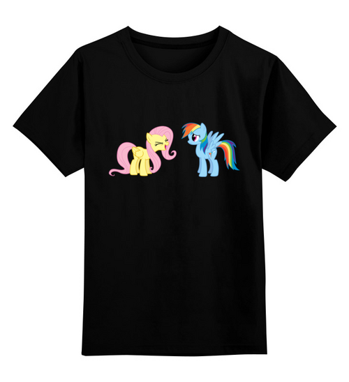 Заказать детскую футболку в Москве. Детская футболка классическая унисекс My little pony yay 23 от manhunt7 - готовые дизайны и нанесение принтов.