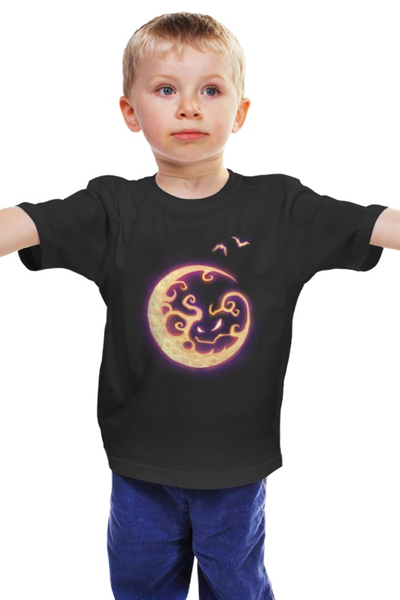 Заказать детскую футболку в Москве. Детская футболка классическая унисекс Хэллоуин от printik - готовые дизайны и нанесение принтов.
